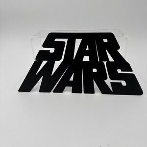 STAR WARS Black Metal Wall Sign